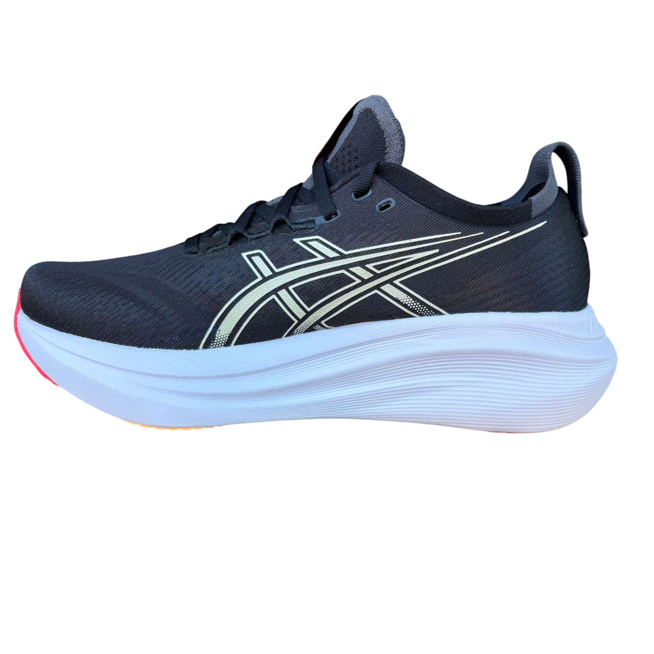 ASICS Gel-Nimbus 27 1011B958-005 Black/Khaki | Running uomo massima ammortizzazione comfort - interno lat 