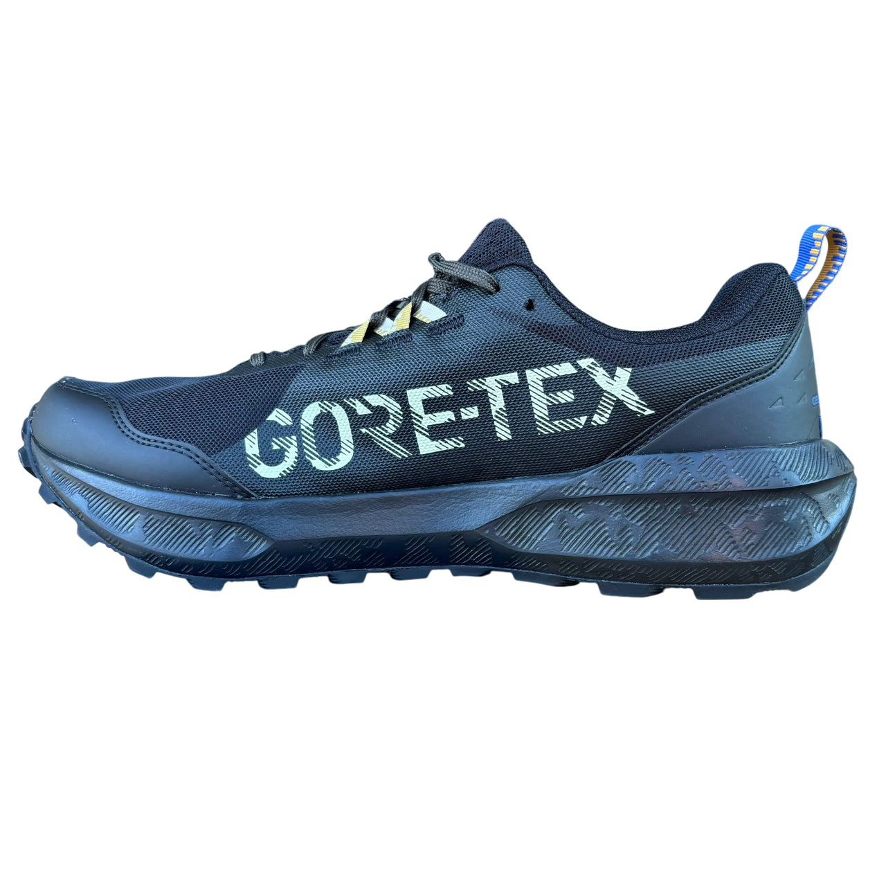 ASICS Gel-Sonoma 8 GTX 1011B977-003 Black/Dark Cobalt | Trail running uomo impermeabile - laterale