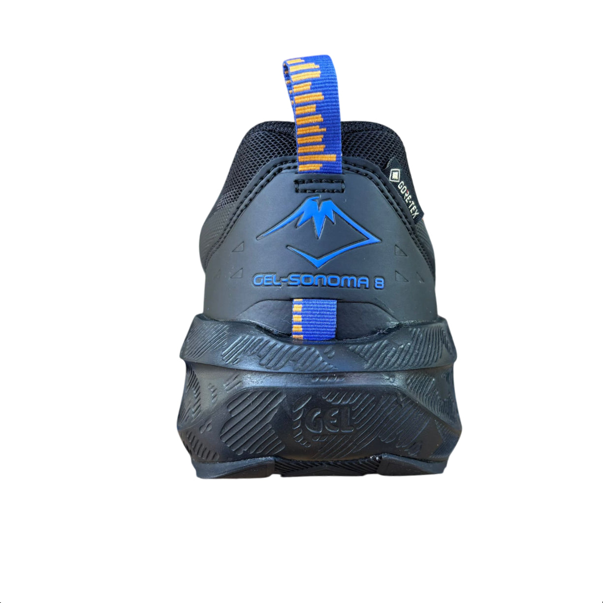 ASICS Gel-Sonoma 8 GTX 1011B977-003 Black/Dark Cobalt | Trail running uomo impermeabile - tallone 