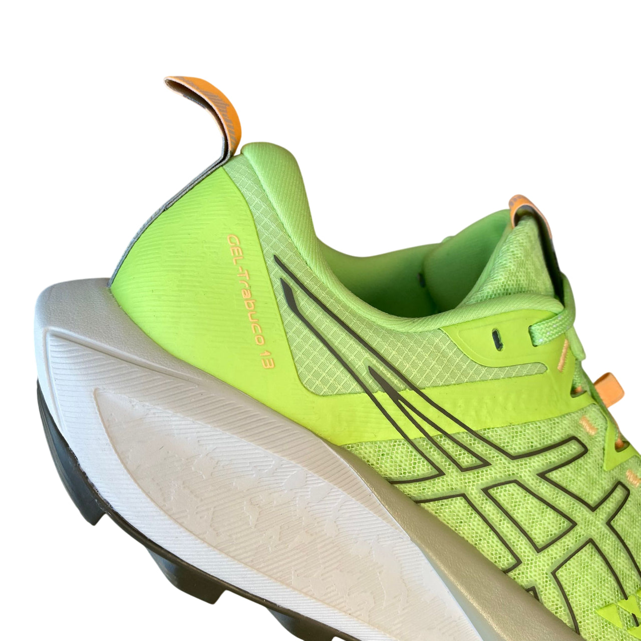 ASICS Gel-Trabuco 13 1011B973-300 Lime Green Trail Uomo | Massima aderenza e protezione - tallone