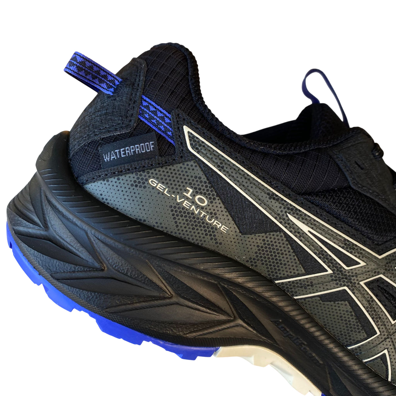 ASICS Gel-Venture 10 WP 1011B965-002 Black/Gunmetal | Trail uomo impermeabile grip eccellente - tallone