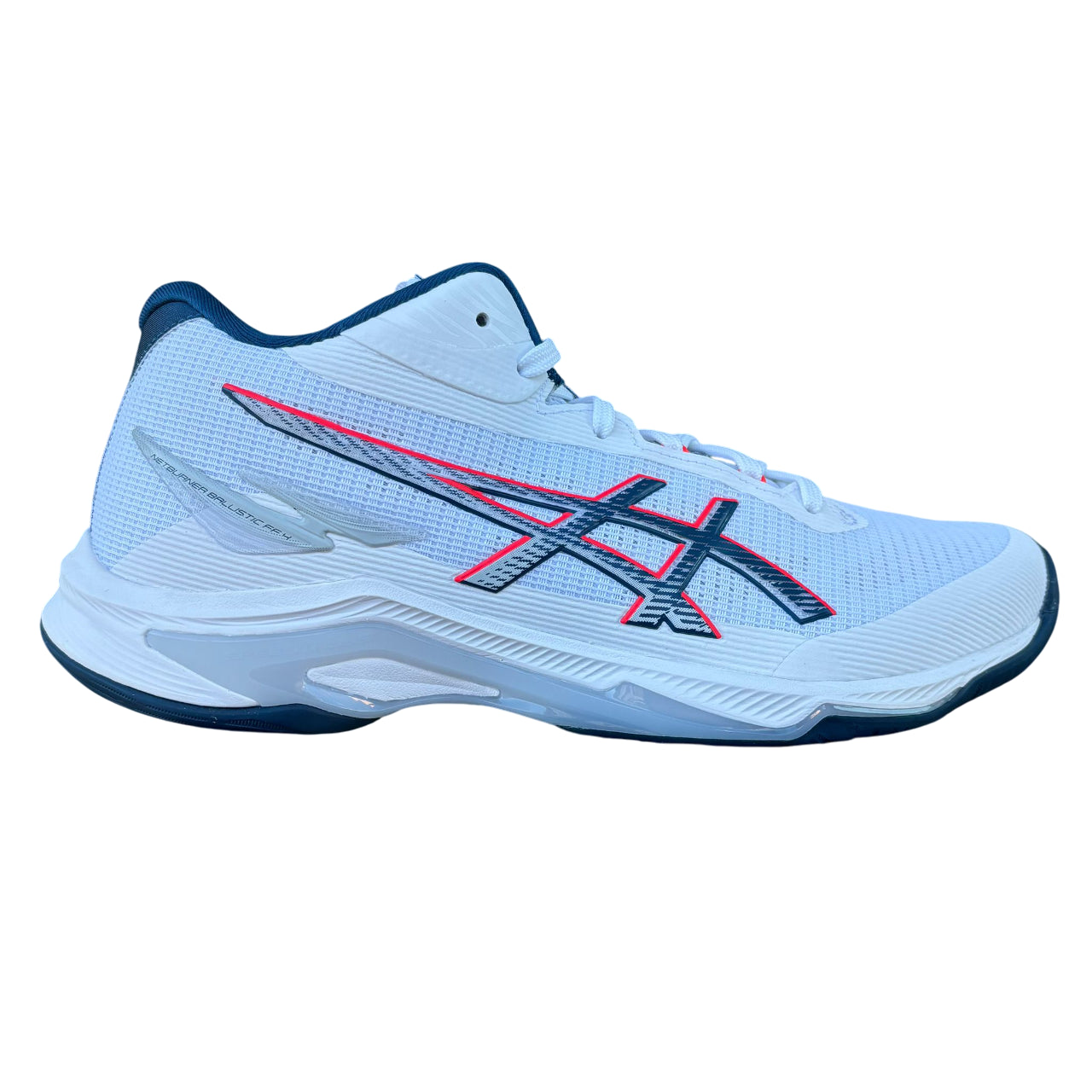 ASICS Netburner Ballistic FF MT 4 1051A090-101 Bianco Blu | Scarpe volley indoor uomo