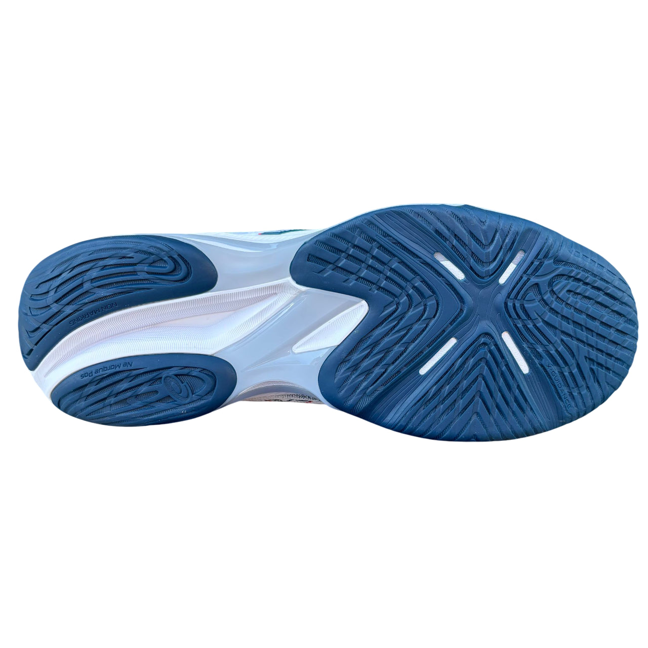 ASICS Netburner Ballistic FF MT 4 1051A090-101 Bianco Blu | Scarpe volley indoor uomo - suola