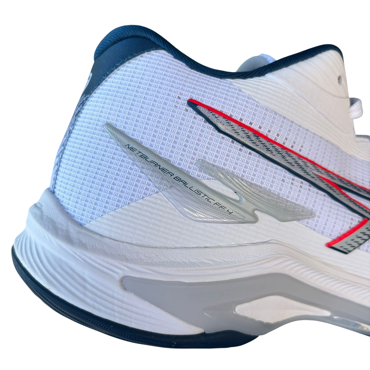 ASICS Netburner Ballistic FF MT 4 1051A090-101 Bianco Blu | Scarpe volley indoor uomo - tallone
