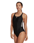 Adidas Costume intero per nuoto da donna 3S Mid Suit HD0403 nero