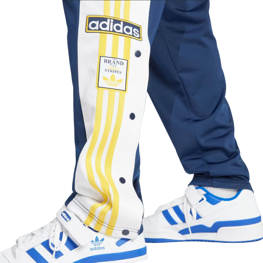 Adidas Originals Pantalone sportivo da uomo Adibreak blu giallo oro bianco