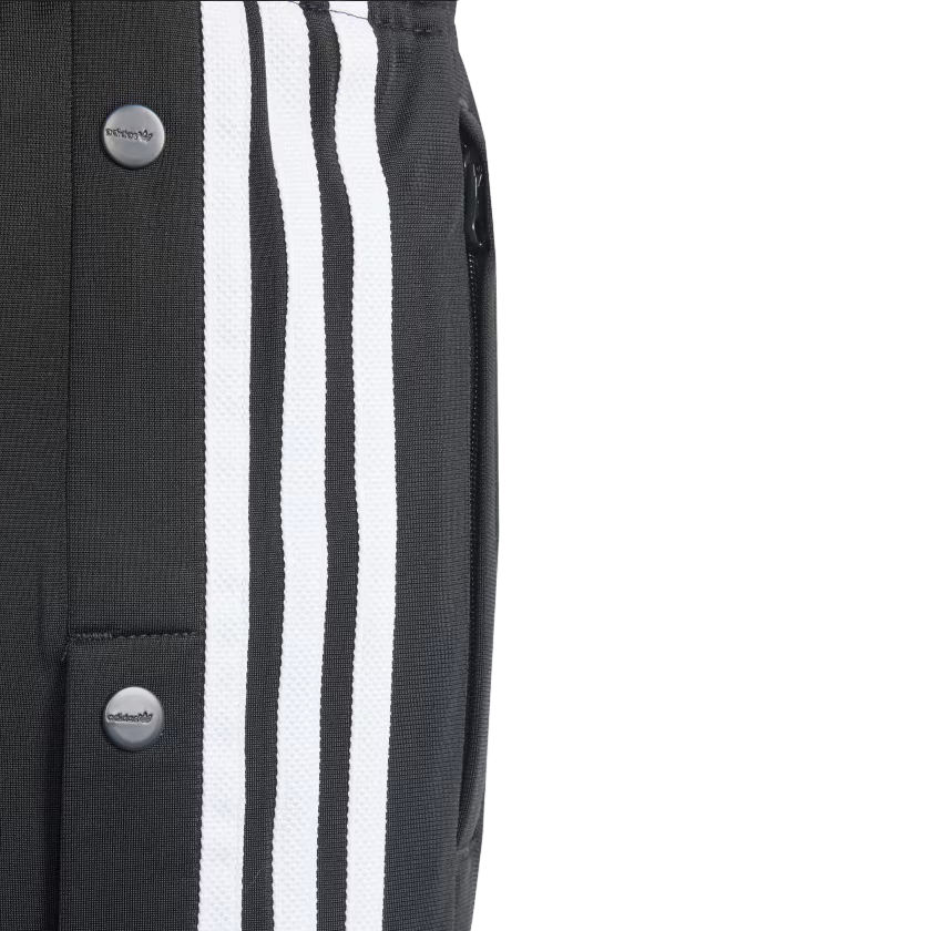 Adidas Originals pantaloncino sportivo da ragazzi con bottoni Adibreak IT5463 nero bianco