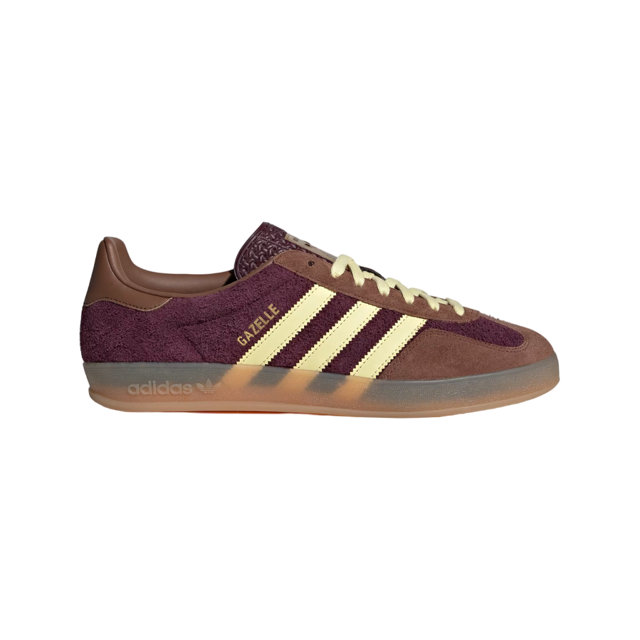 Adidas Originals scarpa sneakers da adulto Gazelle Indoor JI0324 marrone-mandorla