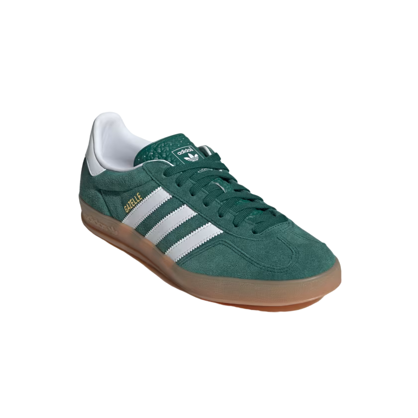 Adidas Originals scarpa sneakers da adulto Gazelle Indoor JI2062 verde-bianco-gomma