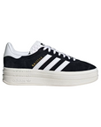 Adidas Originals scarpa sneakers da donna Gazelle Bold HQ6912 nero-bianco