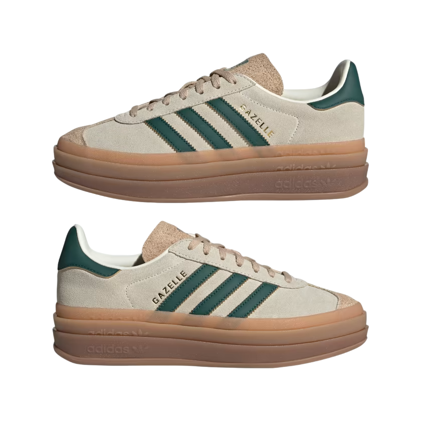 Adidas Originals scarpa sneakers da donna Gazelle Bold ID7056 crema-verde