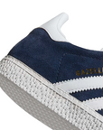 Adidas Originals scarpa sneakers da ragazzi Gazelle BY9144 blu-bianco