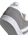 Adidas Originals scarpa sneakers da ragazzi Gazelle FW0716 grigio-bianco