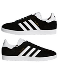 Adidas Originals scarpa sneakers da uomo Gazelle BB5476 nero bianco