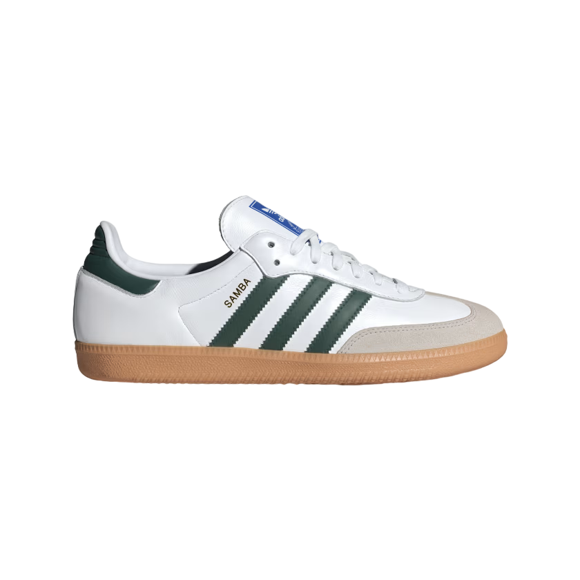 Adidas Originals scarpa sneakers da uomo Samba OG IE3437 bianco-verde