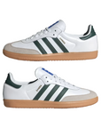 Adidas Originals scarpa sneakers da uomo Samba OG IE3437 bianco-verde