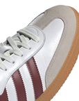 Adidas Originals scarpa sneakers da uomo Samba OG IF3813 bianco-borgogna