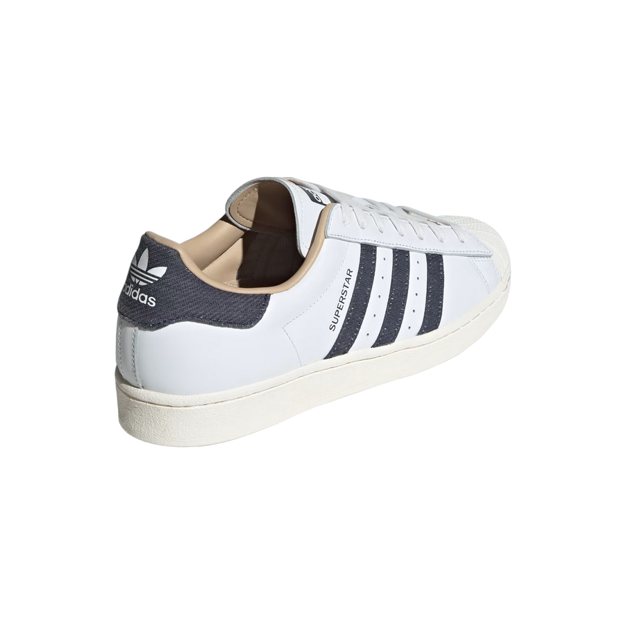 Adidas Originals scarpa sneakers da uomo Superstar ID4685 bianco-blu