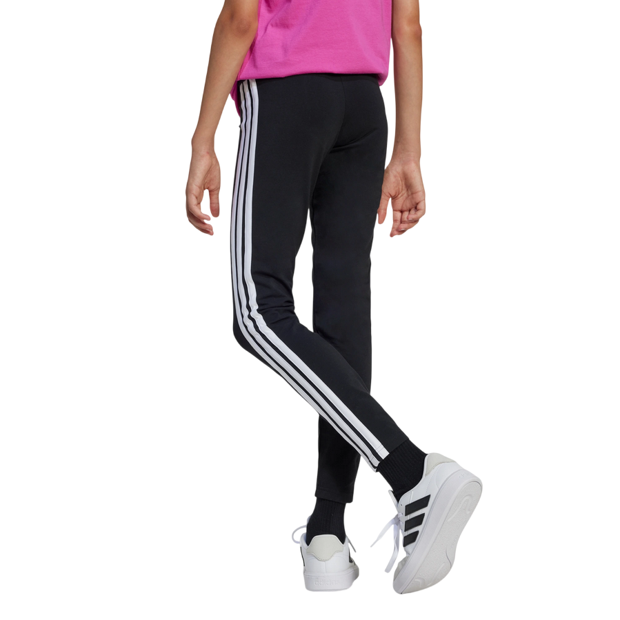 Leggings sportivi Adidas Essentials JD6473 nero per donna, abbigliamento fitness di qualità premium, posteriore