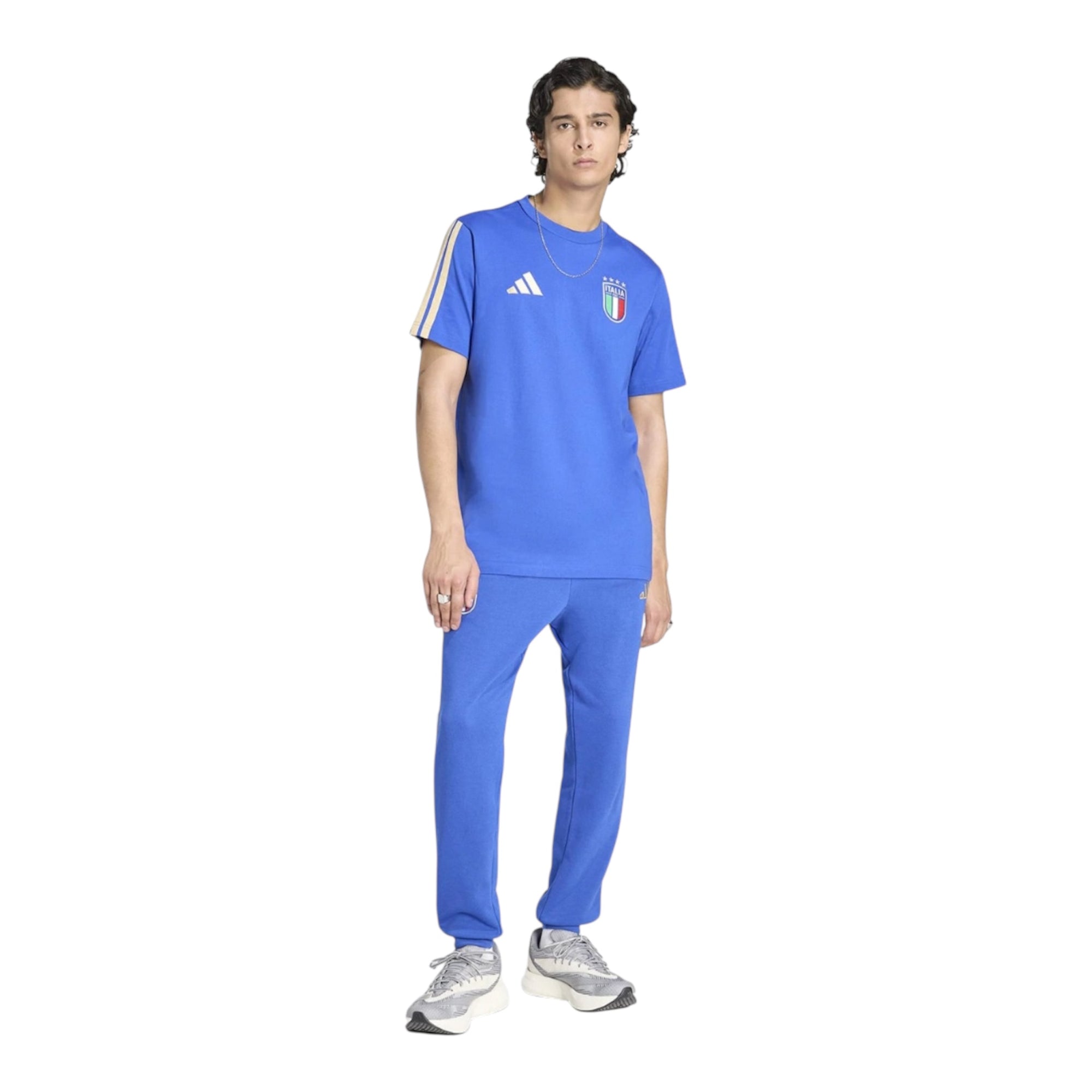 Adidas Maglietta FIGC DNA JZ2064 Azzurra completo