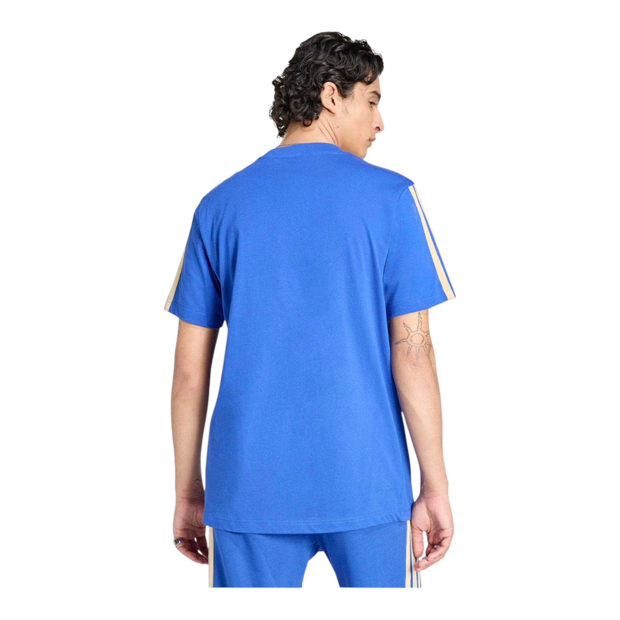 Adidas Maglietta FIGC DNA JZ2064 Azzurra dietro