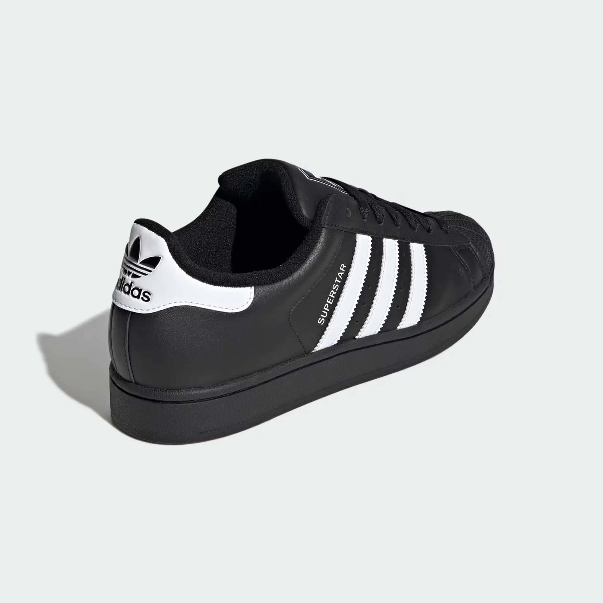 Adidas Originals Superstar II JI0079 Nero-Bianco — Sneakers Uomo vista da dietro