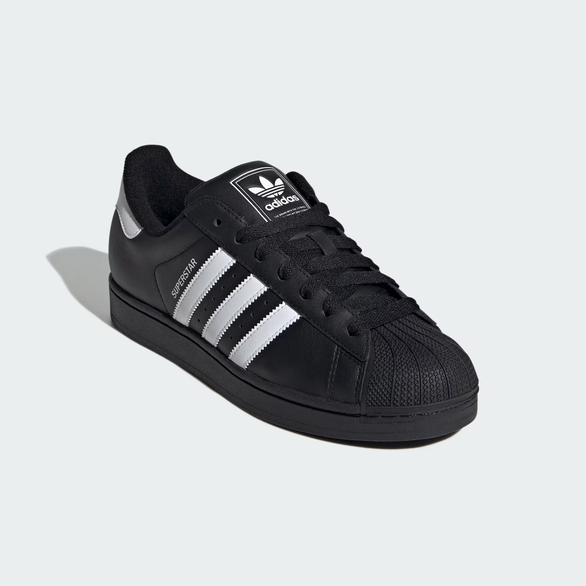 Adidas Originals Superstar II JI0079 Nero-Bianco — Sneakers Uomo vista tomaia
