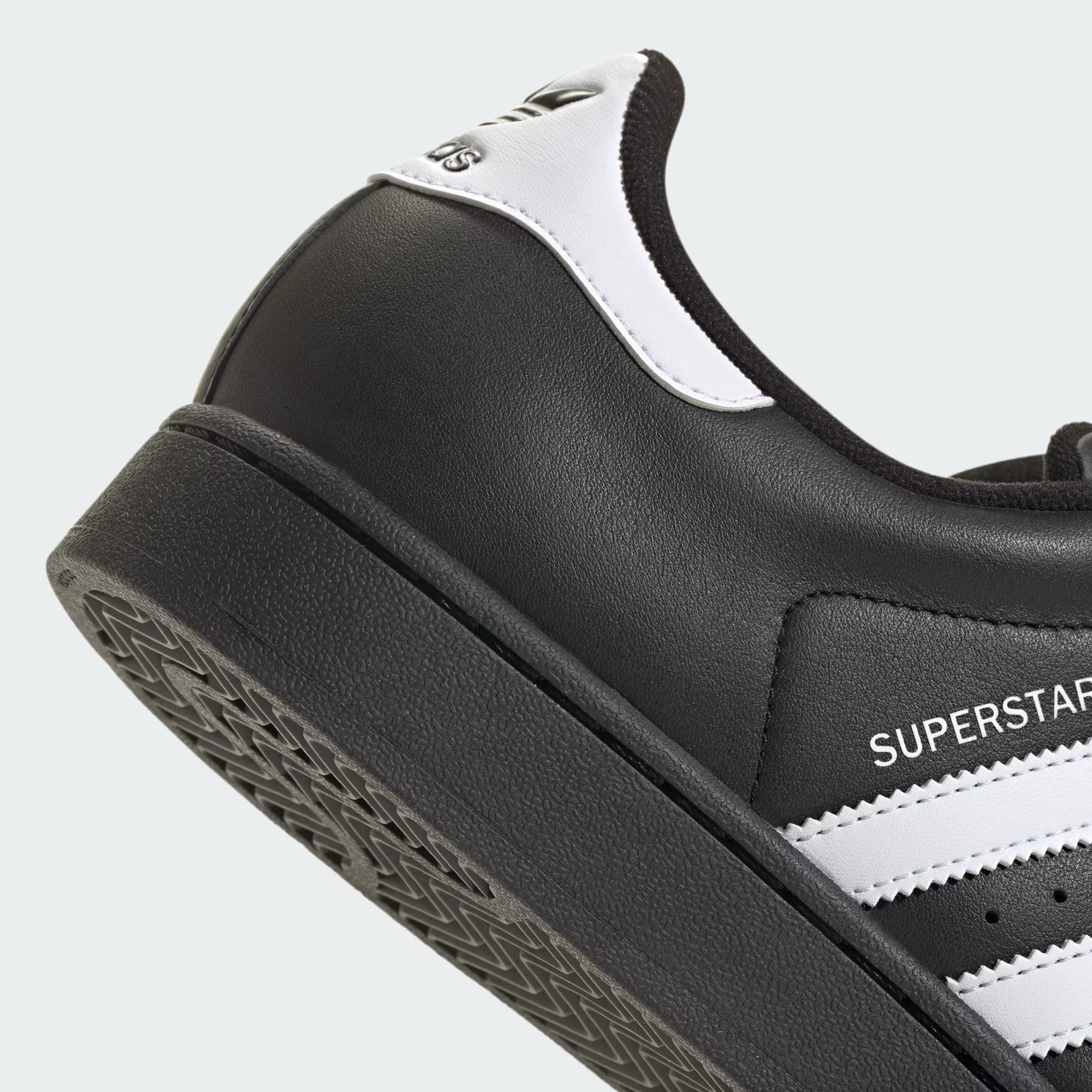 Adidas Originals Superstar II JI0079 Nero-Bianco — Sneakers Uomo vista tallone