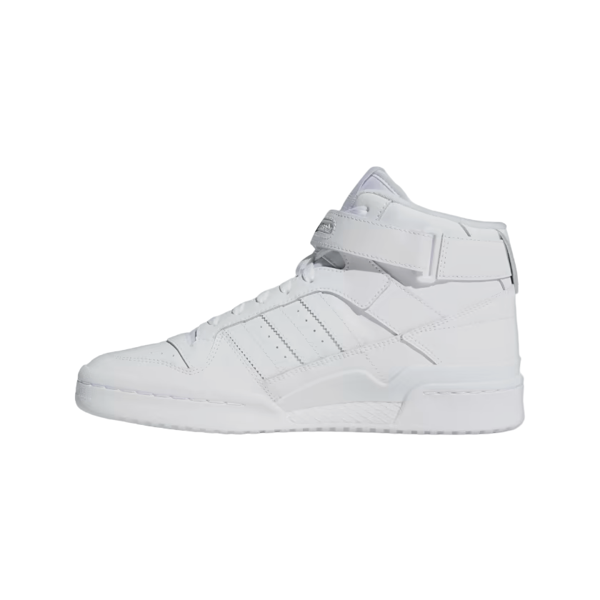 Adidas Originals scarpa sneakers alta da uomo Forum Mid FY4975 bianco