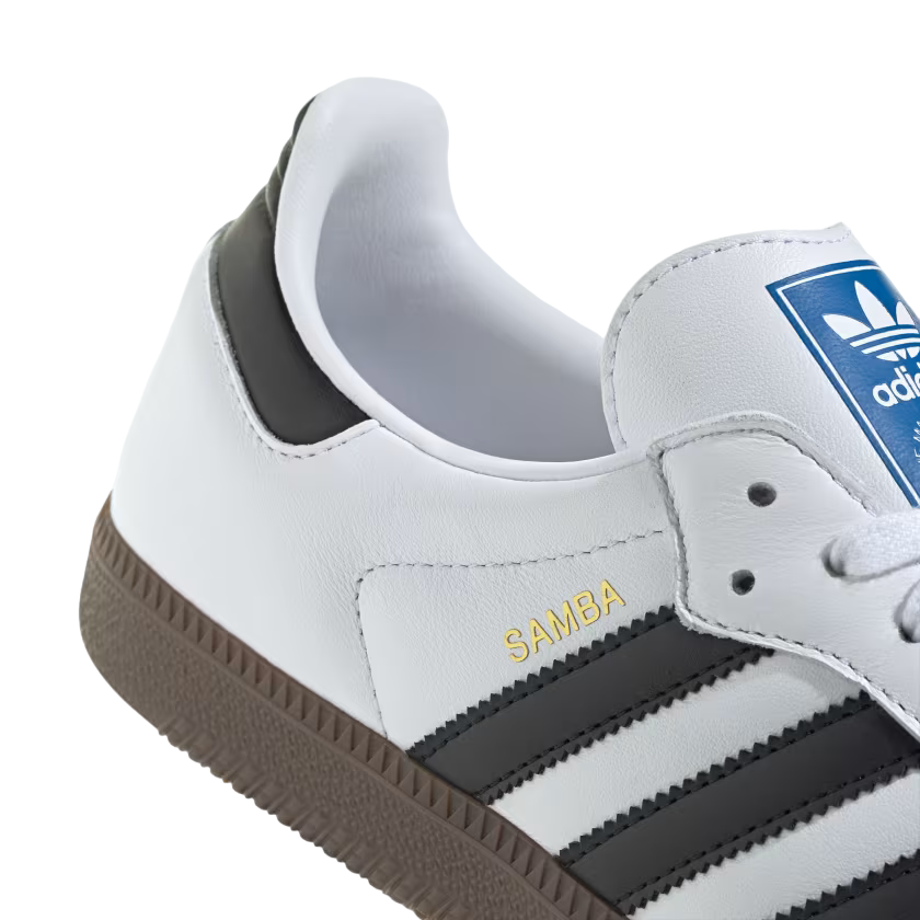 Adidas Originals scarpa sneakers da adulto Samba OG B75806 bianco-nero 4