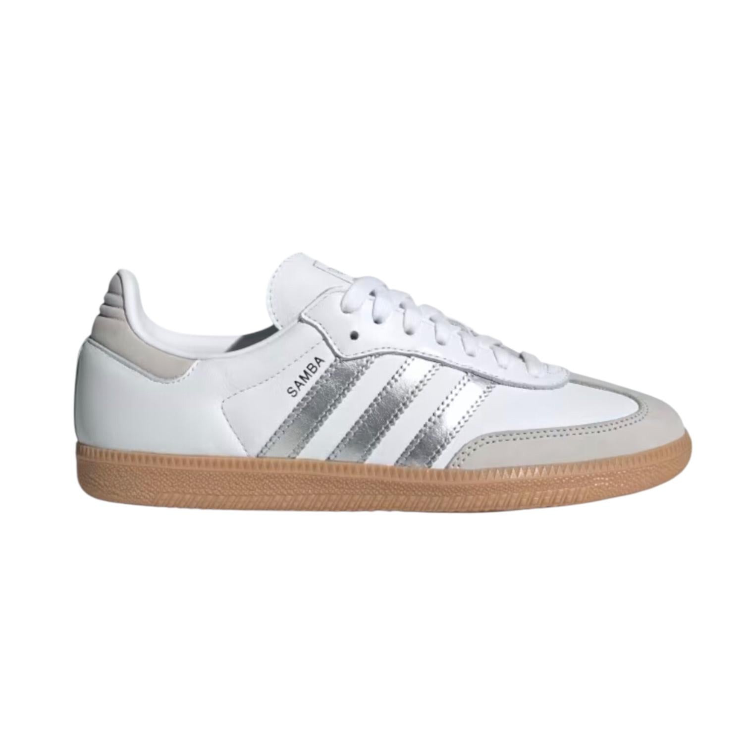Adidas Originals scarpa sneakers da donna Samba OG JI2725 bianco-argento