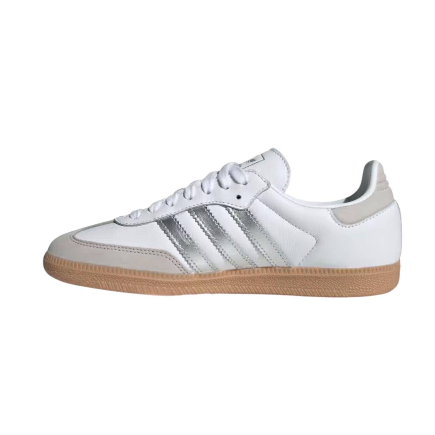 Adidas Originals scarpa sneakers da donna Samba OG JI2725 bianco-argento