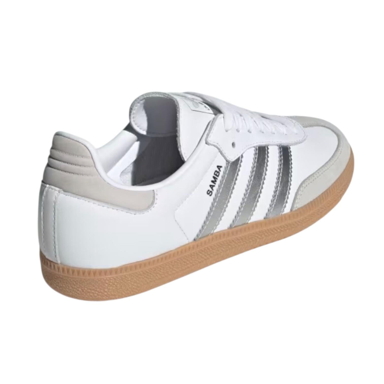 Adidas Originals scarpa sneakers da donna Samba OG JI2725 bianco-argento