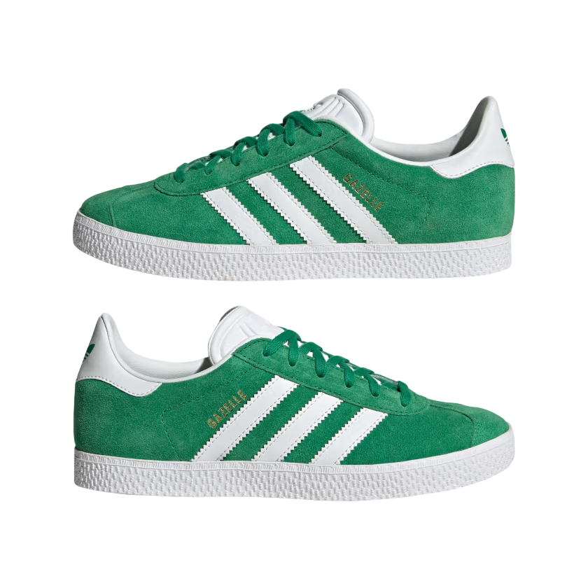 Adidas Originals scarpa sneakers da ragazzi Gazelle IE5612 verde bianco 2