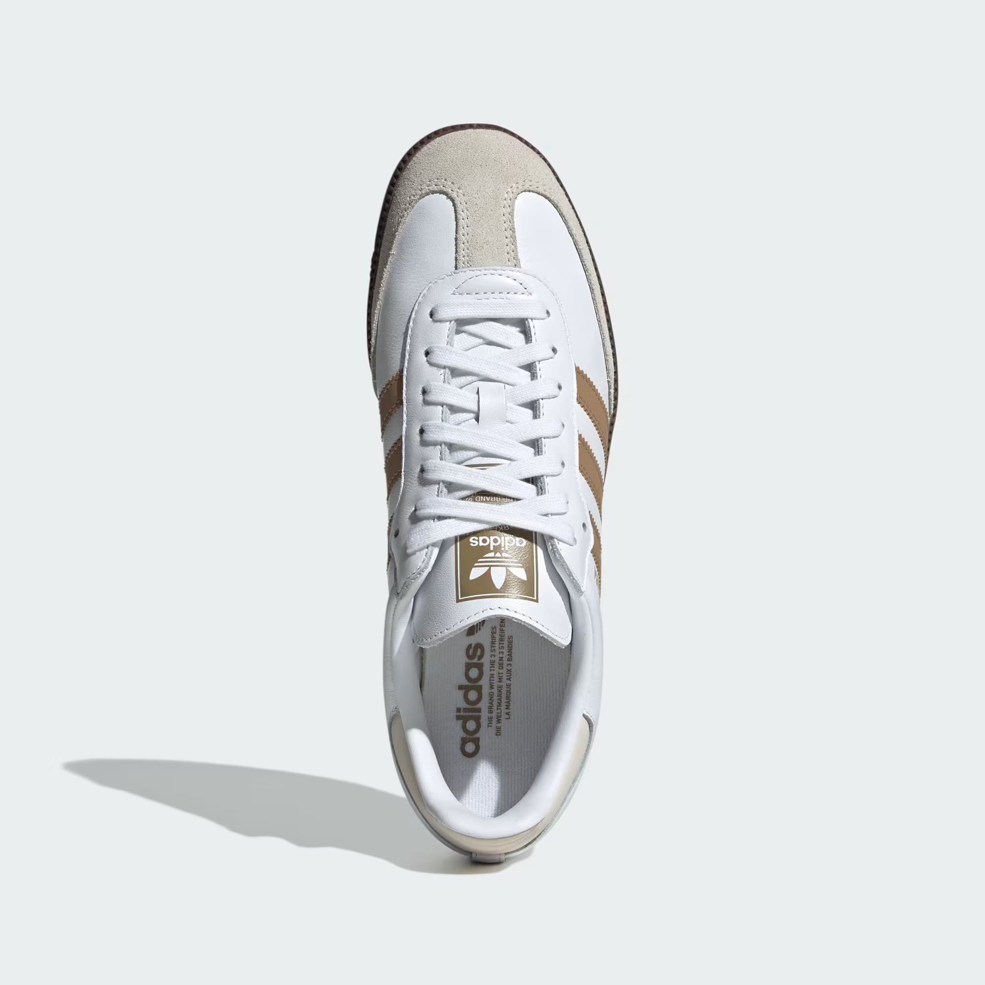 Adidas Originals scarpa sneakers da uomo Samba OG JR0912 bianco vista dall'alto