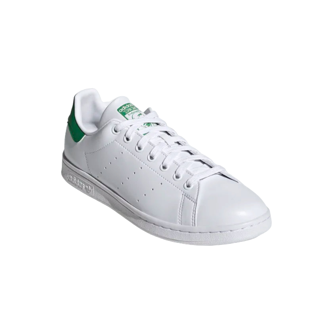 Adidas Originals scarpa sneakers da uomo e donna Stan Smith FX5502 bianco verde angolazione
