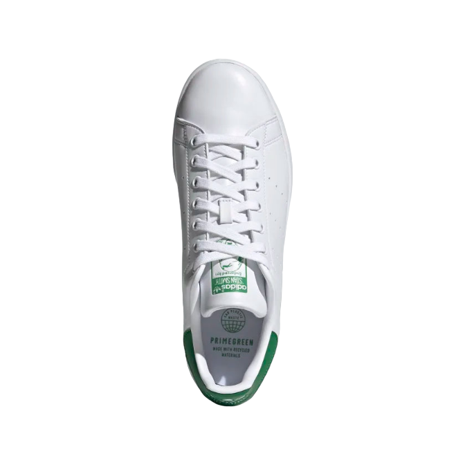 Adidas Originals scarpa sneakers da uomo e donna Stan Smith FX5502 bianco verde vista dall'alto