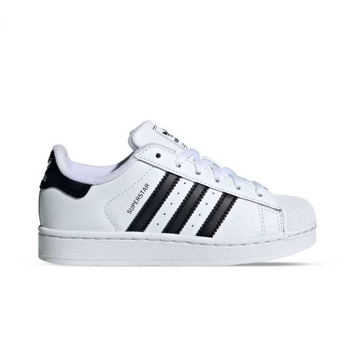 Adidas Originals scarpa sneakers junior Superstar JH998 bianco-nero