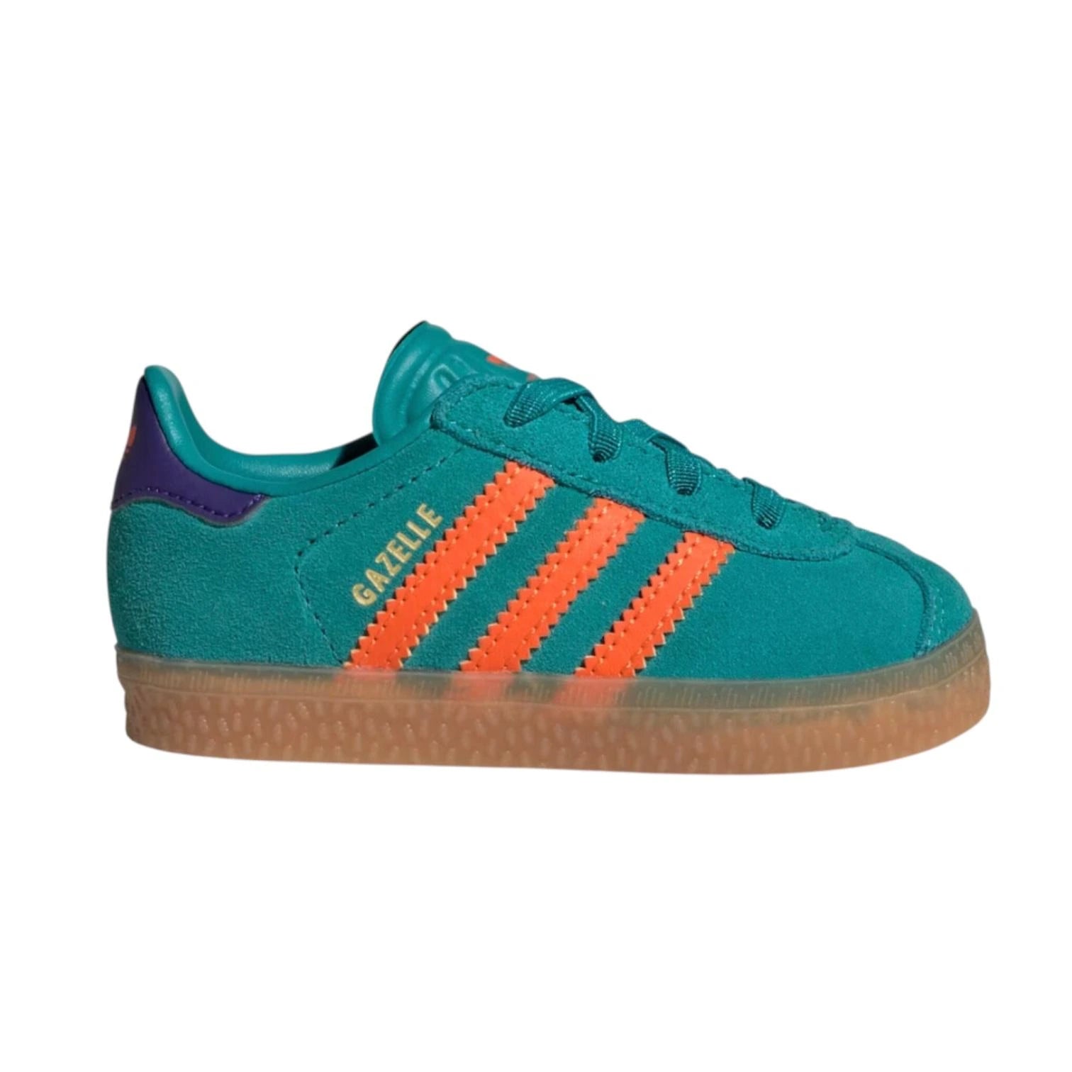 Adidas Originals scarpe da ginnastica per bambini GAZELLE JR5940 Thè verde-Arancio