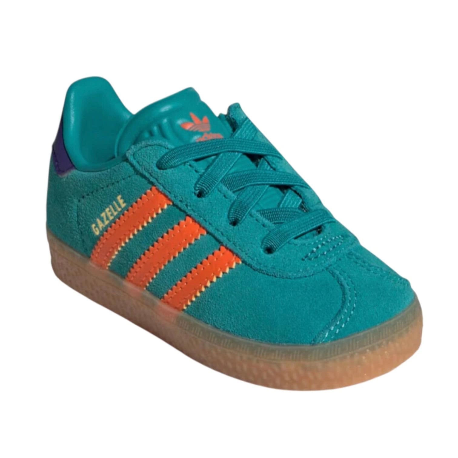 Adidas Originals scarpe da ginnastica per bambini GAZELLE JR5940 Thè verde-Arancio