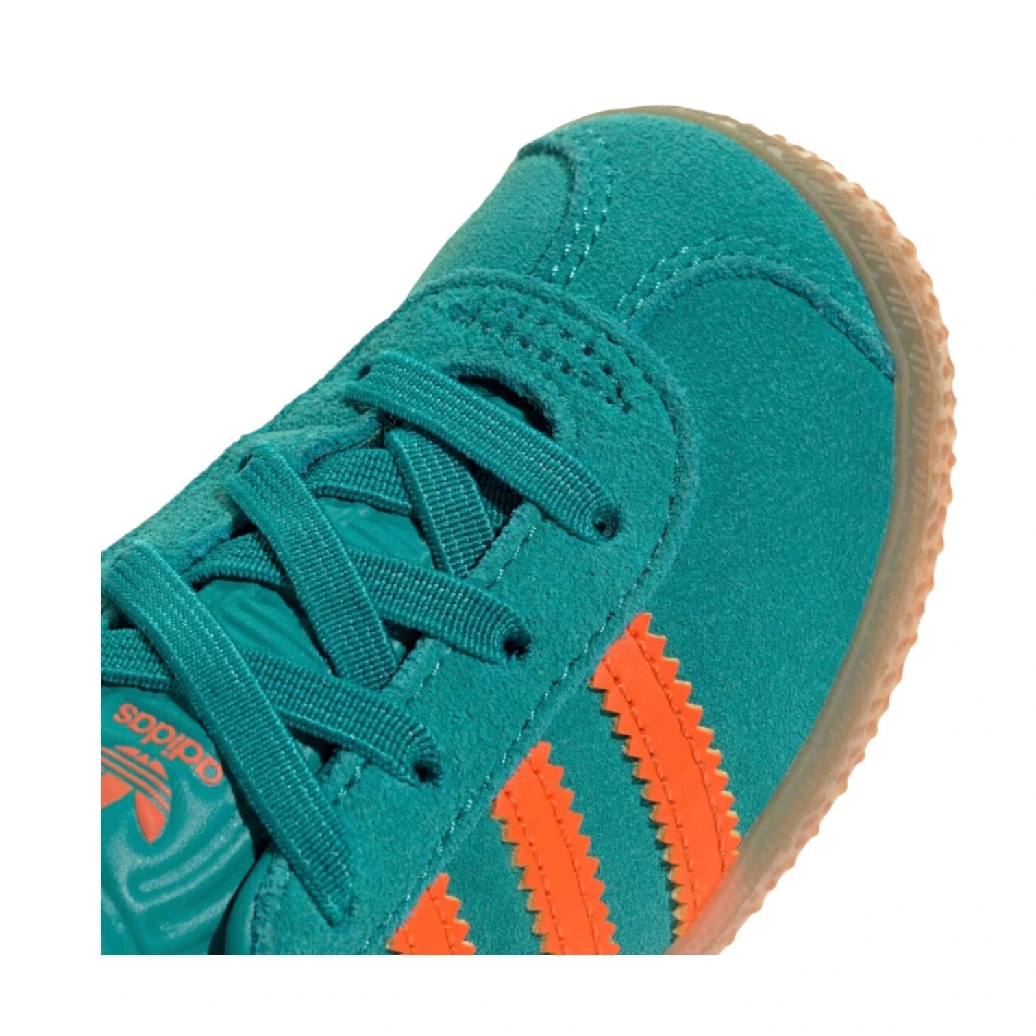 Adidas Originals scarpe da ginnastica per bambini GAZELLE JR5940 Thè verde-Arancio