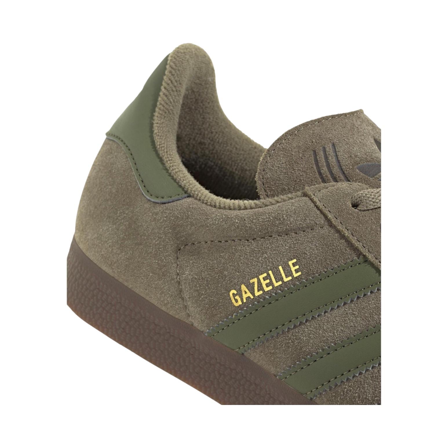 Adidas Scarpe sneakers uomo Gazelle JR6288 verde