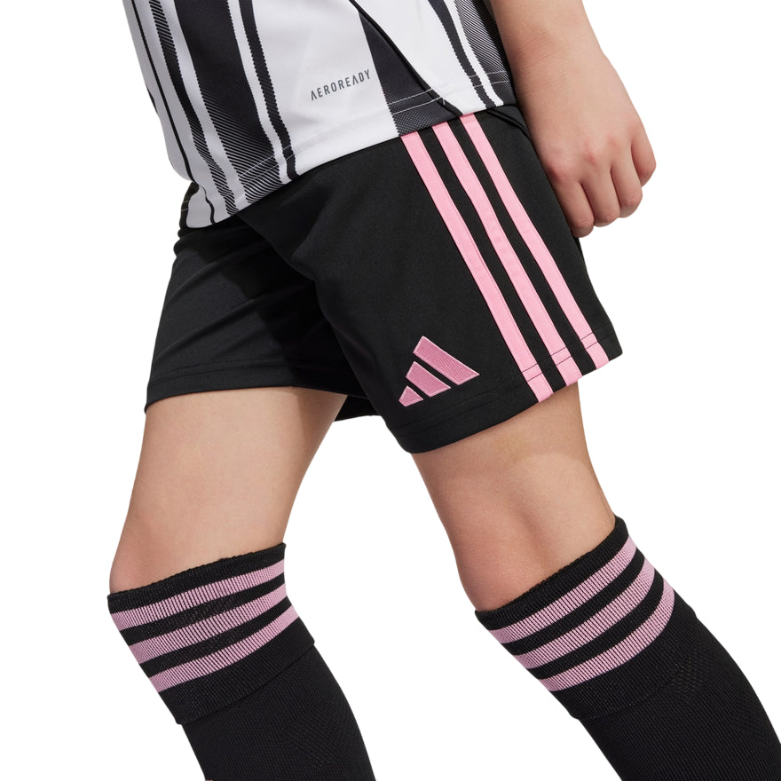 Adidas Short Juventus Home 25/26 Junior JN5221 Nero- vista laterale