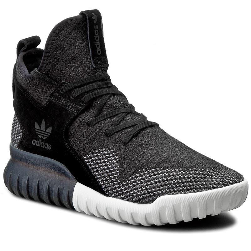 Adidas Tubular X PK BB2379 - Sneakers Alta Uomo Nero Primeknit Premium