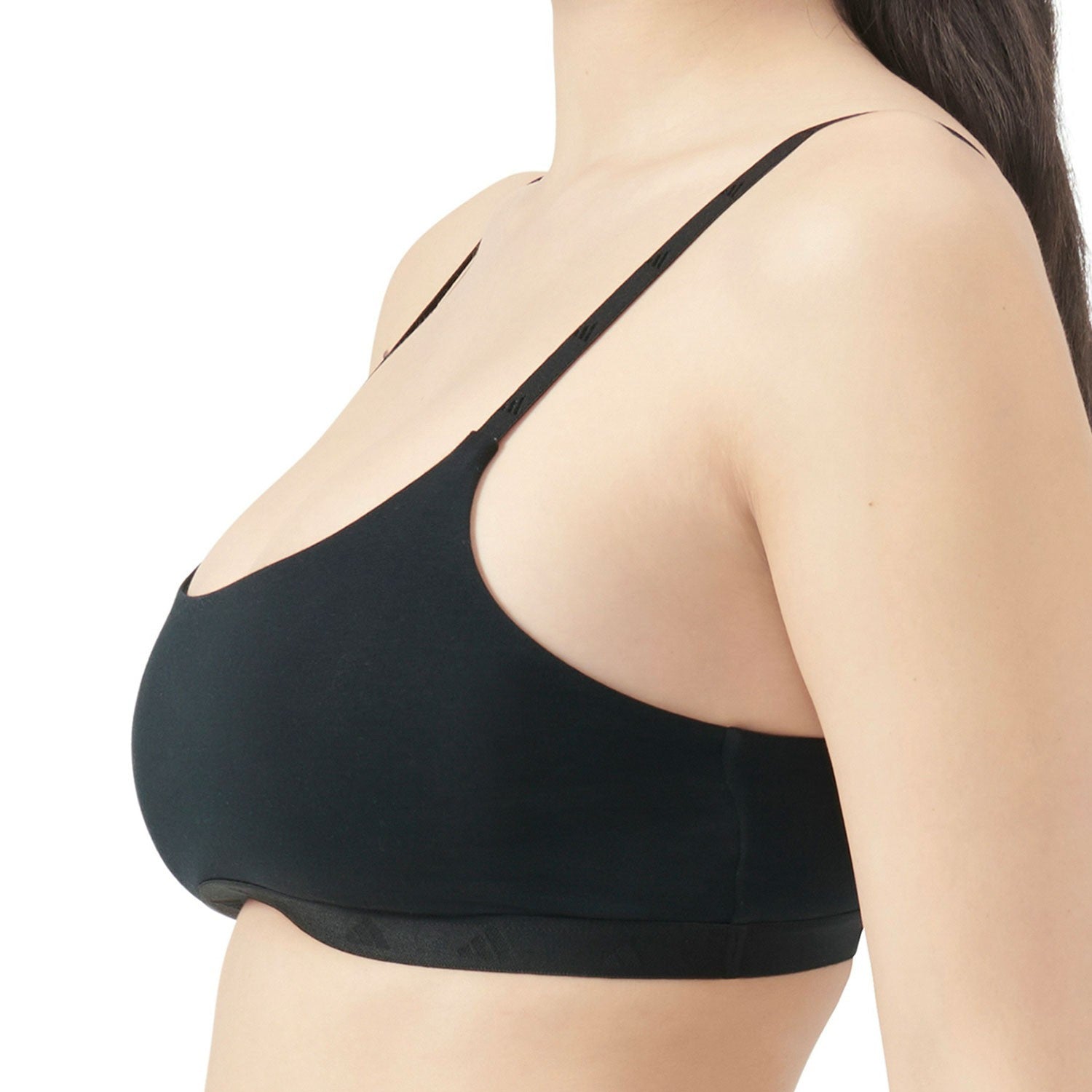 Adidas intimo donna Sport Active Essentials Scoop Bralette JL3473 nero