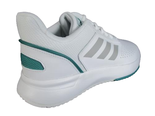 Adidas scarpa bassa da tennis da uomo Courtsmash F36715 white green retro