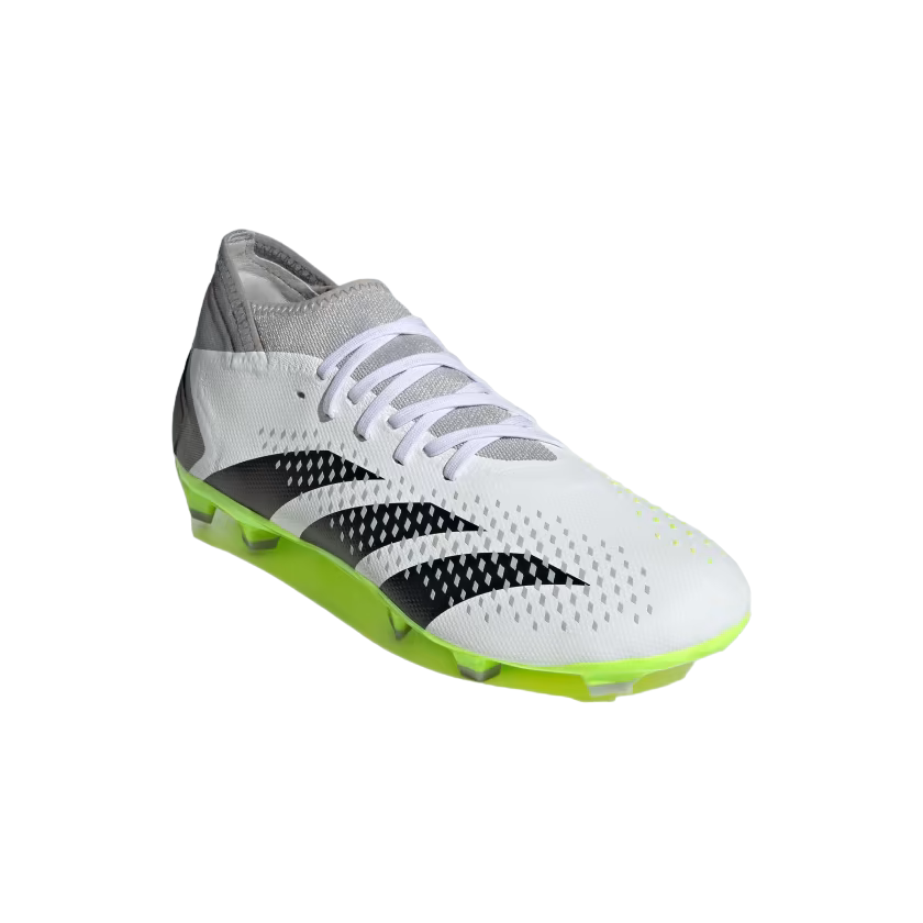 Adidas scarpa da calcio da uomo Predator Accuracy.3 FG GZ0024 bianco-nero lat