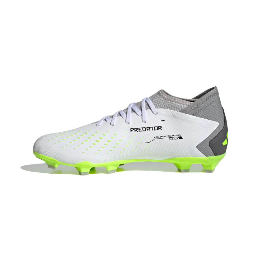 Adidas scarpa da calcio da uomo Predator Accuracy.3 FG GZ0024 bianco-nero laterale