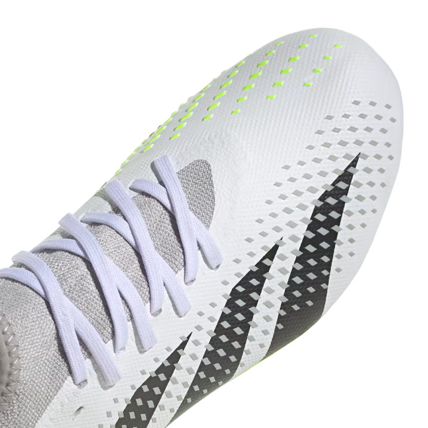 Adidas scarpa da calcio da uomo Predator Accuracy.3 FG GZ0024 bianco-nero punta