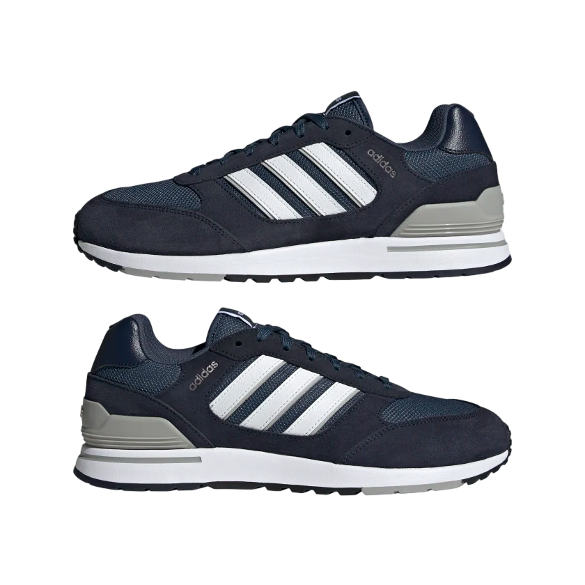 Adidas scarpa sneakers da uomo Run 80S GV7303 blu coppia